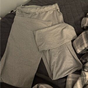 Gray flare pants